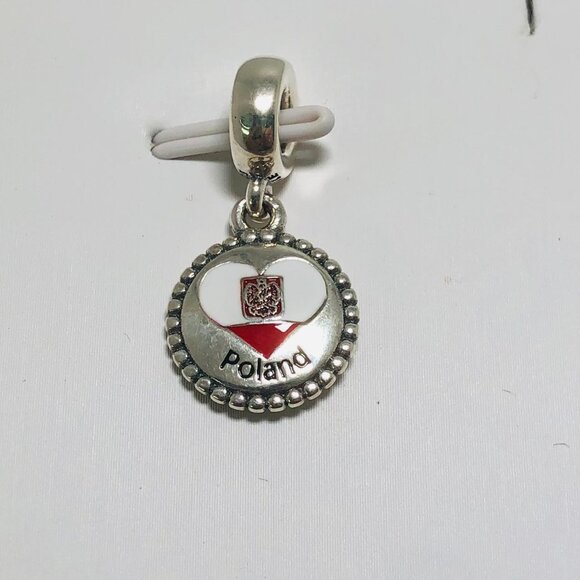 ☃️💕💕Pandora Poland Flag Exclusive Charm - Picture 1 of 4